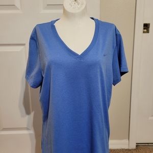Women's Nike Dry Fit XL blue tshirt